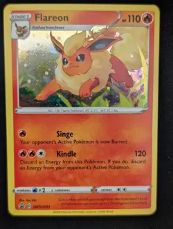 Pokemon TCG Flareon SWSH041 Black Star Promo - Image 1