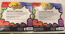 2- Pokemon TCG:MEGA EVOLUTION—ASCENDED HEROES Tech Sticker Collection Gastly ×2 - Image 2