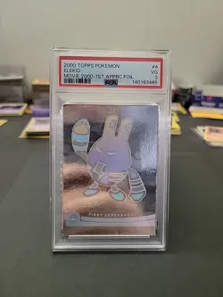 PSA 3 2000 Pokemon First Appearance Elekid The Movie Holo Topps Series 1 - Image 1