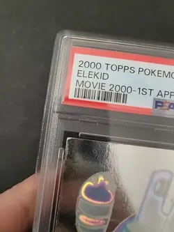 PSA 3 2000 Pokemon First Appearance Elekid The Movie Holo Topps Series 1 - Image 4