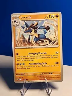 Lucario 114/198 Sv01: Scarlet & Violet Regular Pokemon TCG NM - Image 1