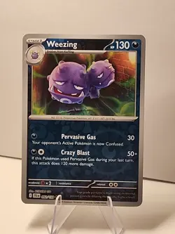 Weezing 092/159 Sv09: Journey Together Reverse Holo Pokemon TCG NM - Image 1