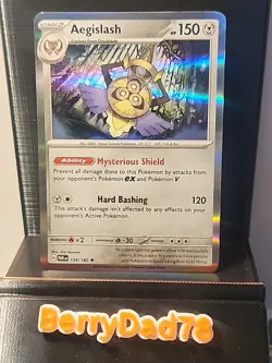 Aegislash 134/182 Sv04: Paradox Rift Holo Pokemon TCG NM - Image 1