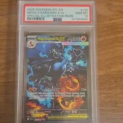 Pokemon Mega Charizard X ex 125/094 Phantasmal Flames Special Illustration PSA … - Image 2