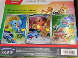 Pokemon First Partners Kanto Squirtle Charmander Bulbasaur Promo Lot 30th... - Image 1