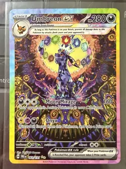 2025 POKEMON PRISMATIC EVOLUTIONS UMBREON EX 161/131! SPECIAL ILLUSTRATIONS RARE - Image 1