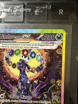 2025 POKEMON PRISMATIC EVOLUTIONS UMBREON EX 161/131! SPECIAL ILLUSTRATIONS RARE - Image 3