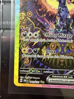 2025 POKEMON PRISMATIC EVOLUTIONS UMBREON EX 161/131! SPECIAL ILLUSTRATIONS RARE - Image 5