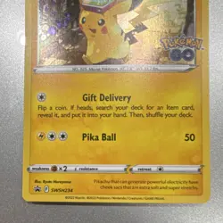 Pokemon Pikachu SWSH234 Promo Holo Sword & Shield Basic 60 HP 2022 Ryota Muraya… - Image 3
