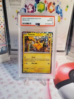 2023 Pikachu 006/015 McDonalds M23 EN Holo Promo Pokemon Card PSA 8 - Image 1