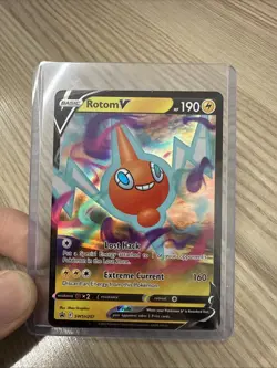 Pokemon TCG Rotom V SWSH Black Star Promos SWSH257 Holo Promo - Image 1