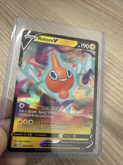 Pokemon TCG Rotom V SWSH Black Star Promos SWSH257 Holo Promo - Image 3