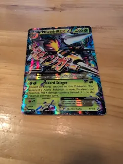 Pokemon TCG Mega M Beedrill EX XY158 Black Star Promo - Image 1