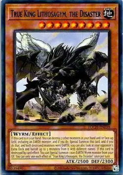 True King Lithosagym, the Disaster - TOCH-EN038 - Rare - Unlimited Edition - Nea - Image 1