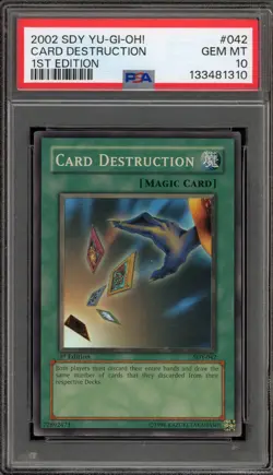 Yu-Gi-Oh! Card Destruction Starter Deck Yugi 1st Ed Super Rare SDY-042 PSA 10 - Image 1