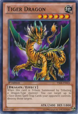 Tiger Dragon - YSKR-EN024 - Common - Unlimited Edition - Lightly Played - Kaiba - Image 1