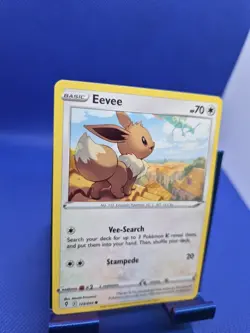Pokemon TCG Eevee Evolving Skies 125/203 Regular Common Card - Image 2