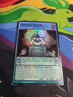 1x Yu-Gi-Oh! Miracle Raven - OP29-EN007 - Super Rare - NM - Image 1