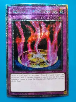 Yugioh Cursed Seal of the Forbidden Spell RA03-EN076 Quarter Century Secret Rare - Image 1