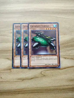 Yu-Gi-Oh! - Catapult Turtle 3X - Complete Playset - Image 1