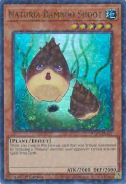 Naturia Bamboo Shoot - HAC1-EN111 - Ultra Rare - 1st Edition (Duel Terminal) - L - Image 1