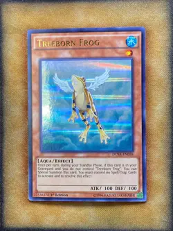 Yugioh Treeborn Frog DUSA-EN058 Ultra Rare 1st Ed LP - Image 1