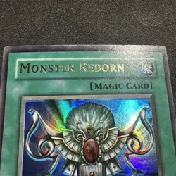 Monster Reborn LOB-118 Ultra Rare FOIL SHIFT ERROR Yu-Gi-Oh - Image 3