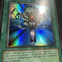 Monster Reborn LOB-118 Ultra Rare FOIL SHIFT ERROR Yu-Gi-Oh - Image 4