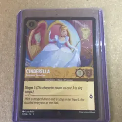 Disney Lorcana Cinderella - Ballroom Sensation Rise of the Floodborn 3/204 foil - Image 1