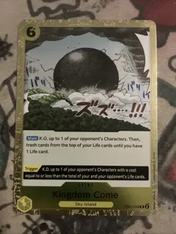 Kingdom Come EB01-059 Extra Booster Foil Rare One Piece TCG English Card - Image 1