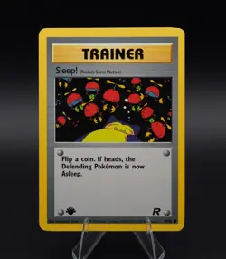 Trainer Sleep! Pokemon Card Team Rocket 79/82 Common TCG 2000 WOTC - Image 1