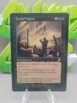 Lethal Vapors Scourge NM Black Rare MAGIC THE GATHERING MTG CARD - Image 1