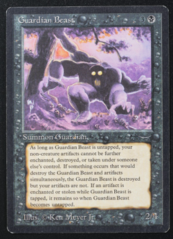 Guardian Beast Magic Card Arabian Nights MTG Reserved List - Image 1