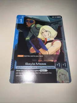 GD01-087 Sayla Mass Rare Gundam Card Game TCG CCG English - Image 4