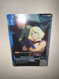 GD01-087 Sayla Mass Rare Gundam Card Game TCG CCG English - Image 5