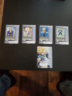 Trunks 1-4+ HT Cell Saga DBZ CCG Personality Card Set Dragon Ball Z Unlimited - Image 1