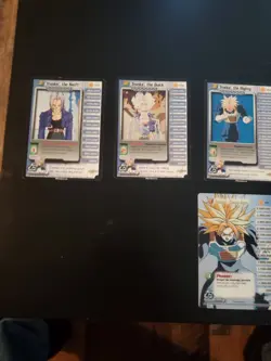 Trunks 1-4+ HT Cell Saga DBZ CCG Personality Card Set Dragon Ball Z Unlimited - Image 2