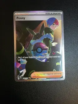 Penny 239/091 Full Art Trainer Paldean Fates Pokemon Card NM - Image 1
