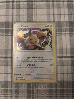 Pokemon Eevee Black Star Promo Holo Cards Set of 3 - SWSH127 SWSH118 SWSH095 - Image 2