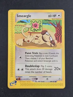 Pokemon TCG Smeargle Aquapolis 109/147 Regular Common Card - Image 2
