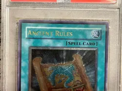Yu-Gi-Oh! Ancient Rules 1st Ed. STON-EN037 Ultimate Rare PSA 8 Card - Image 3