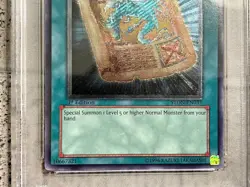 Yu-Gi-Oh! Ancient Rules 1st Ed. STON-EN037 Ultimate Rare PSA 8 Card - Image 4