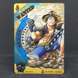 Monkey D Luffy CP NO3. CP-03 One Piece Holo Fiol Card Wanted - Image 2