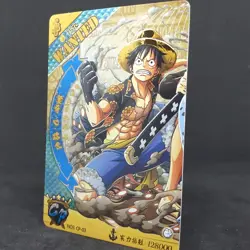 Monkey D Luffy CP NO3. CP-03 One Piece Holo Fiol Card Wanted - Image 3
