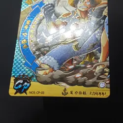 Monkey D Luffy CP NO3. CP-03 One Piece Holo Fiol Card Wanted - Image 4
