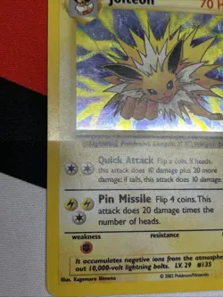 2002 Pokemon Jolteon Legendary Collection #14/110 Holo Rare Card - Image 4