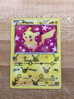 Pokemon Pikachu TCG RC7/RC25 Legendary Treasures Radiant Collection Holo Card - Image 1