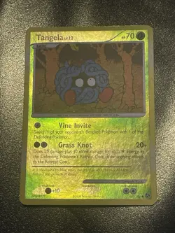 Vintage 2008 Pokemon Card Tangela 87/106 Reverse Holo Foil TCG CCG Anime - Image 1