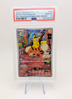 US Seller PSA 10 Detective Pikachu Returns 098/SV-P Promo Japanese Pokemon Card - Image 1