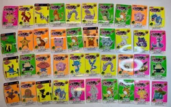 63 MP Nissui Battle Seal Sticker Card Set Lot Pokemon Pocket Monster 1999 - Image 2